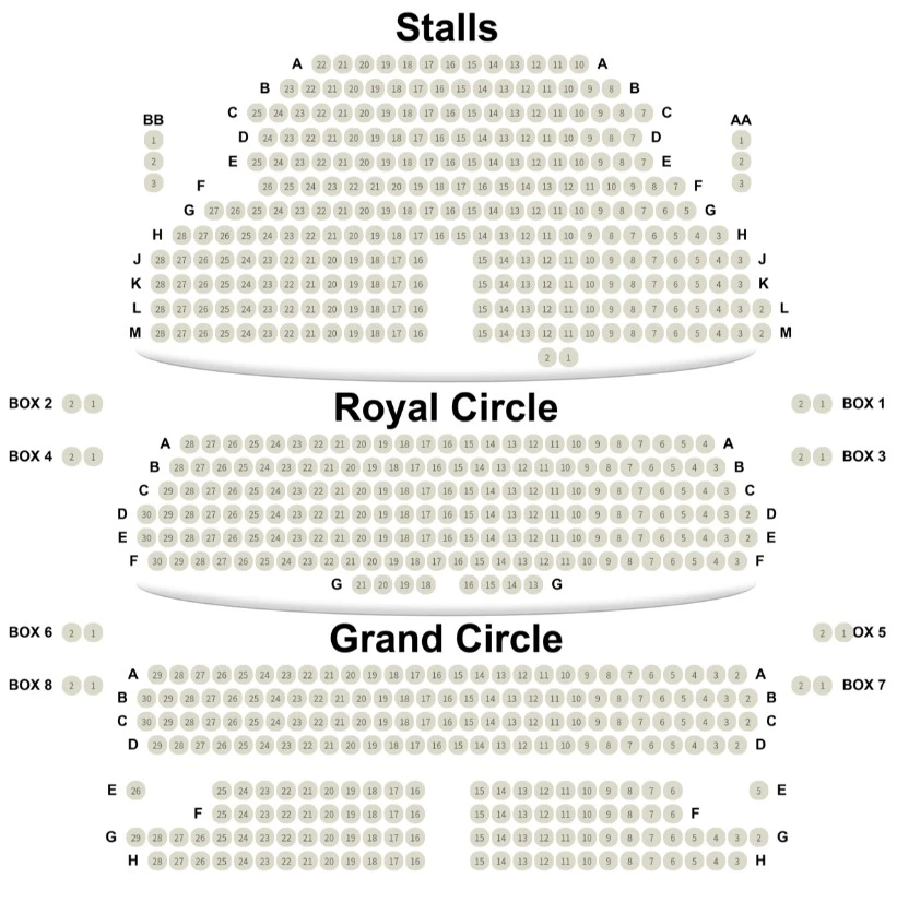 wyndham's theatre seating plan